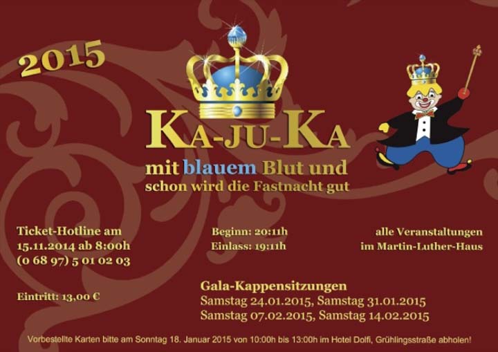 Kappensitzung 2015